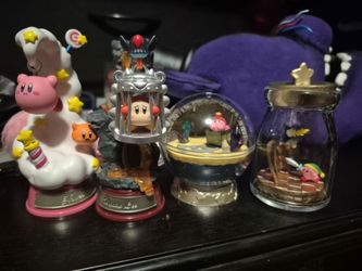 RE-MENT Kirby swinging series and Minitures