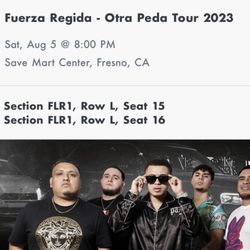 Fuerza Regida Floor Tickets!! 