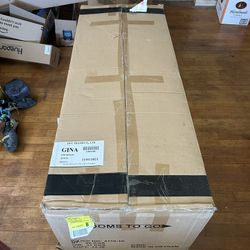 New in Box - Silver storage bench