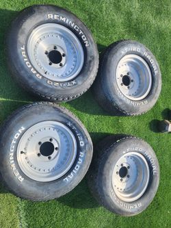 Yes Still Available $300 15X8 & 15x9 In The Rear 5x5.5 Tires No Good 