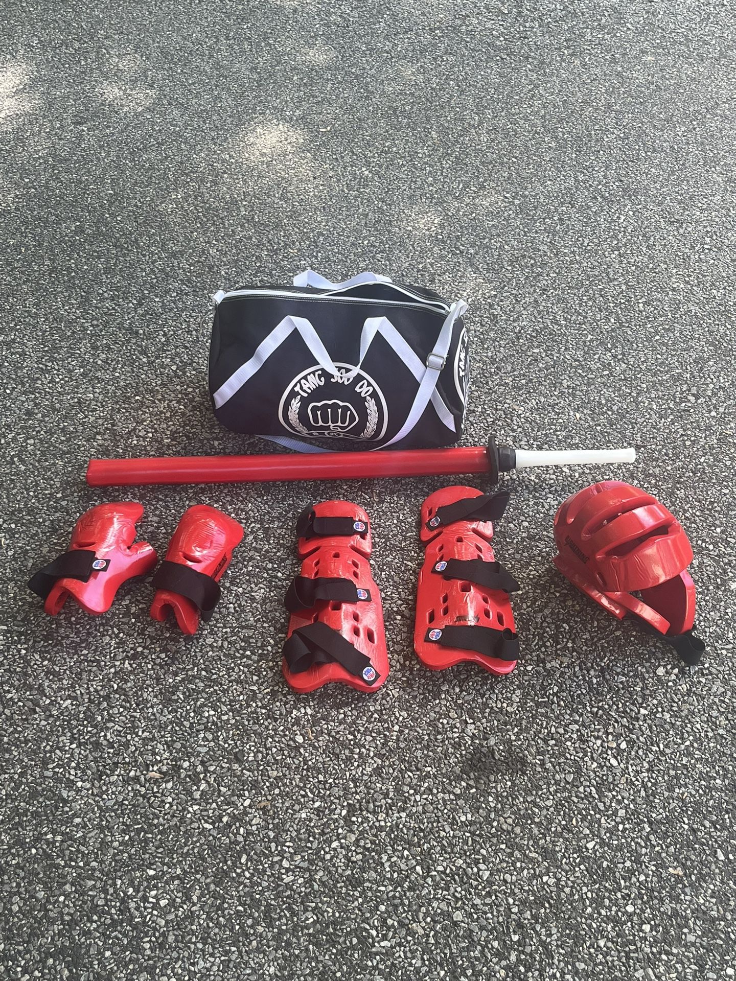 Kids Martial Arts Sparring Gear + Bag