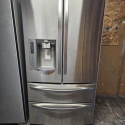 Lg Refrigerator Four Door Stainless 