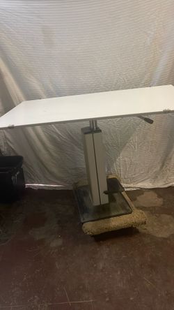 Desk Architects Drawing Plans Adjustable Height W Chair