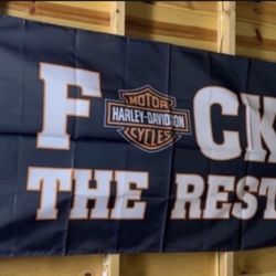 Brand New Harley Davidson 3ft By 5ft Flag 