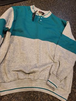 Men 2XL Extra Size by Line-Up real and gray vintage sweatshirt new with tags Lot 29