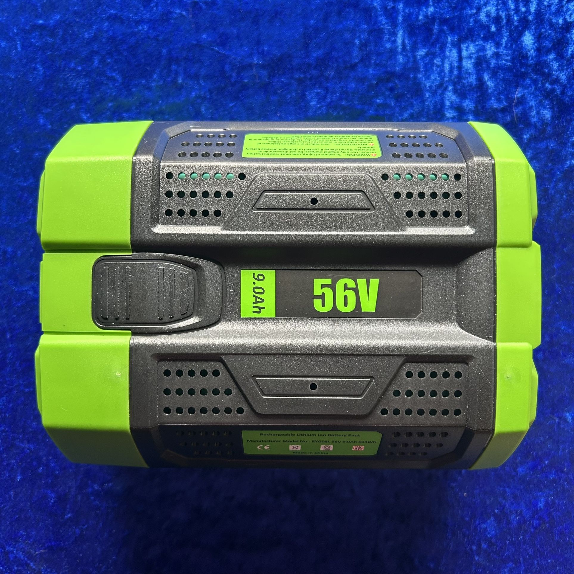 56V Rechargeable Lithium Ion Battery Pack