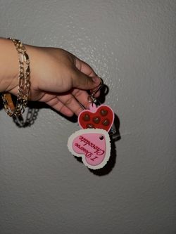 Chocolate heart shaped box hand sanitizer holder