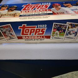 Topps Baseball Card Set For 2022