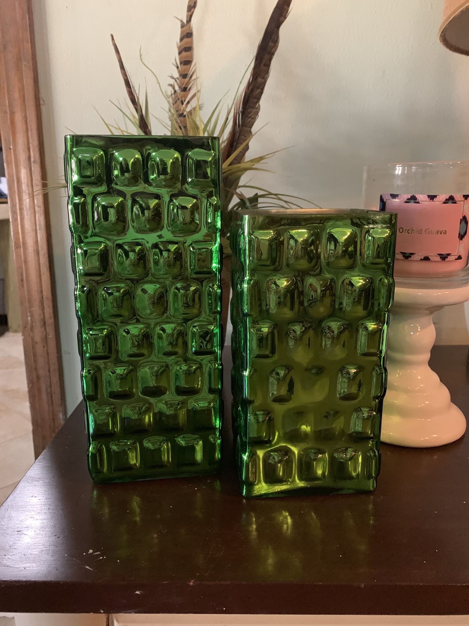 Set of candle holders