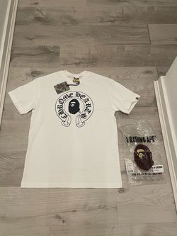 BAPE x Chrome Hearts Collab White T-Shirt