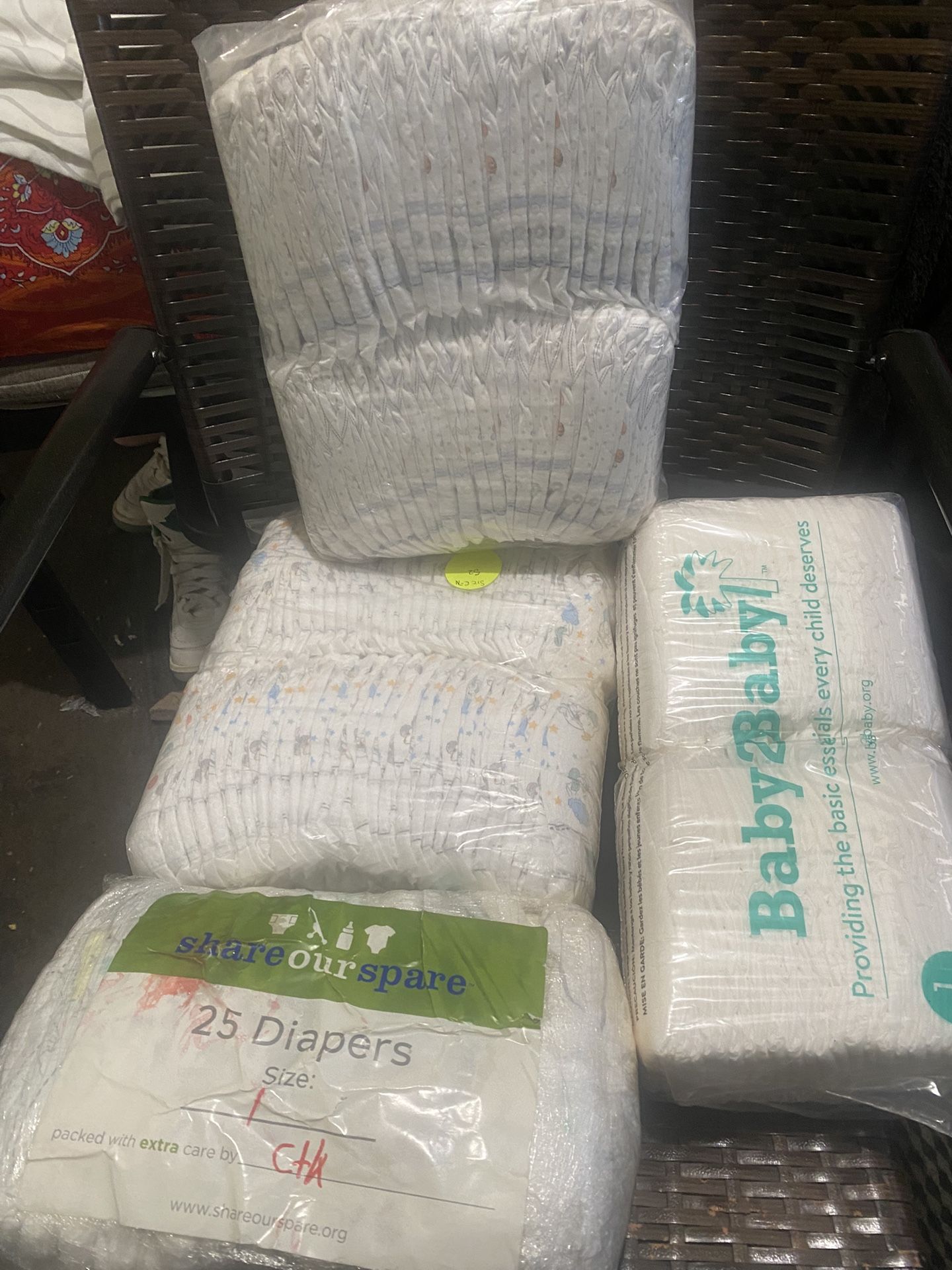 Diapers Size Newborns And Size 1