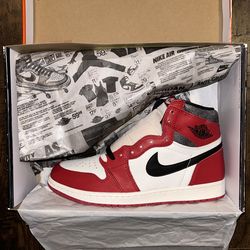 Brand New Jordan 1 High OG “Chicago Lost And Found” Mens Size 10
