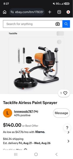Tacklife Airless Paint Sprayer