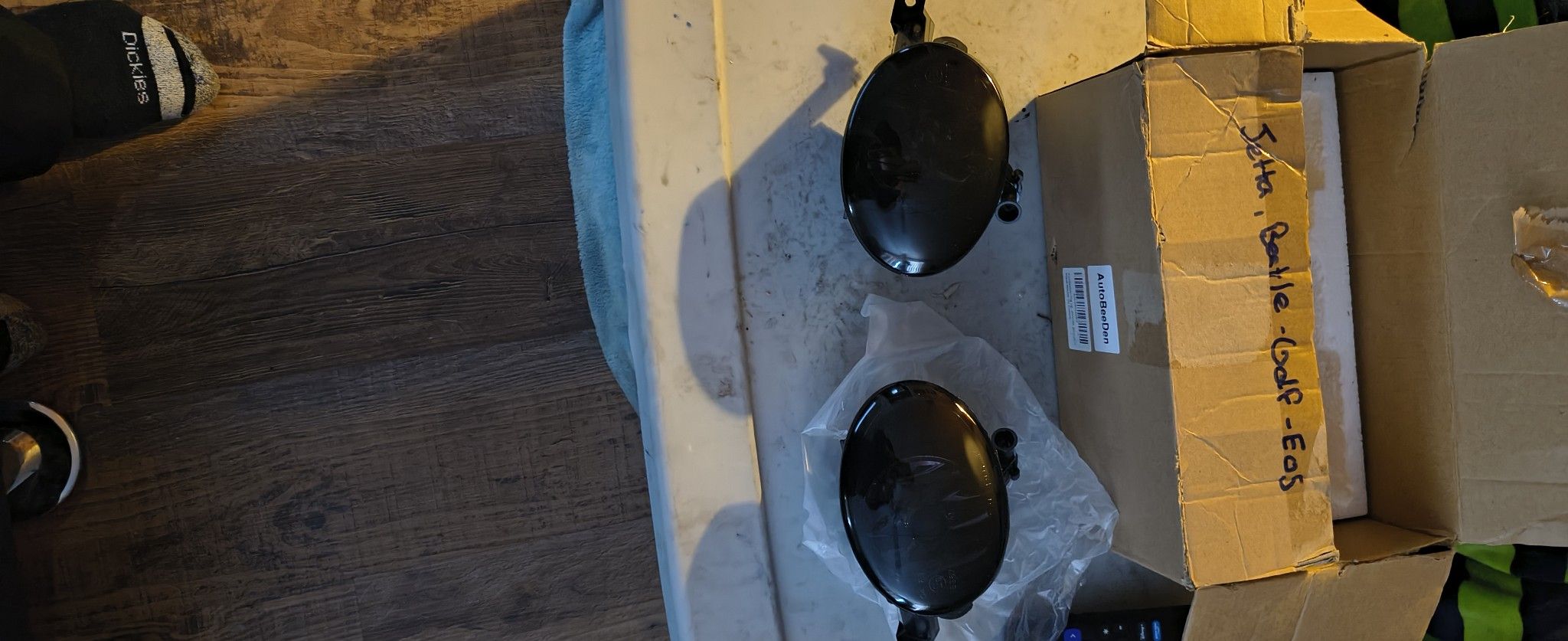 2010 -15 Smoked Out Fog Lights For Jetta Beetle 