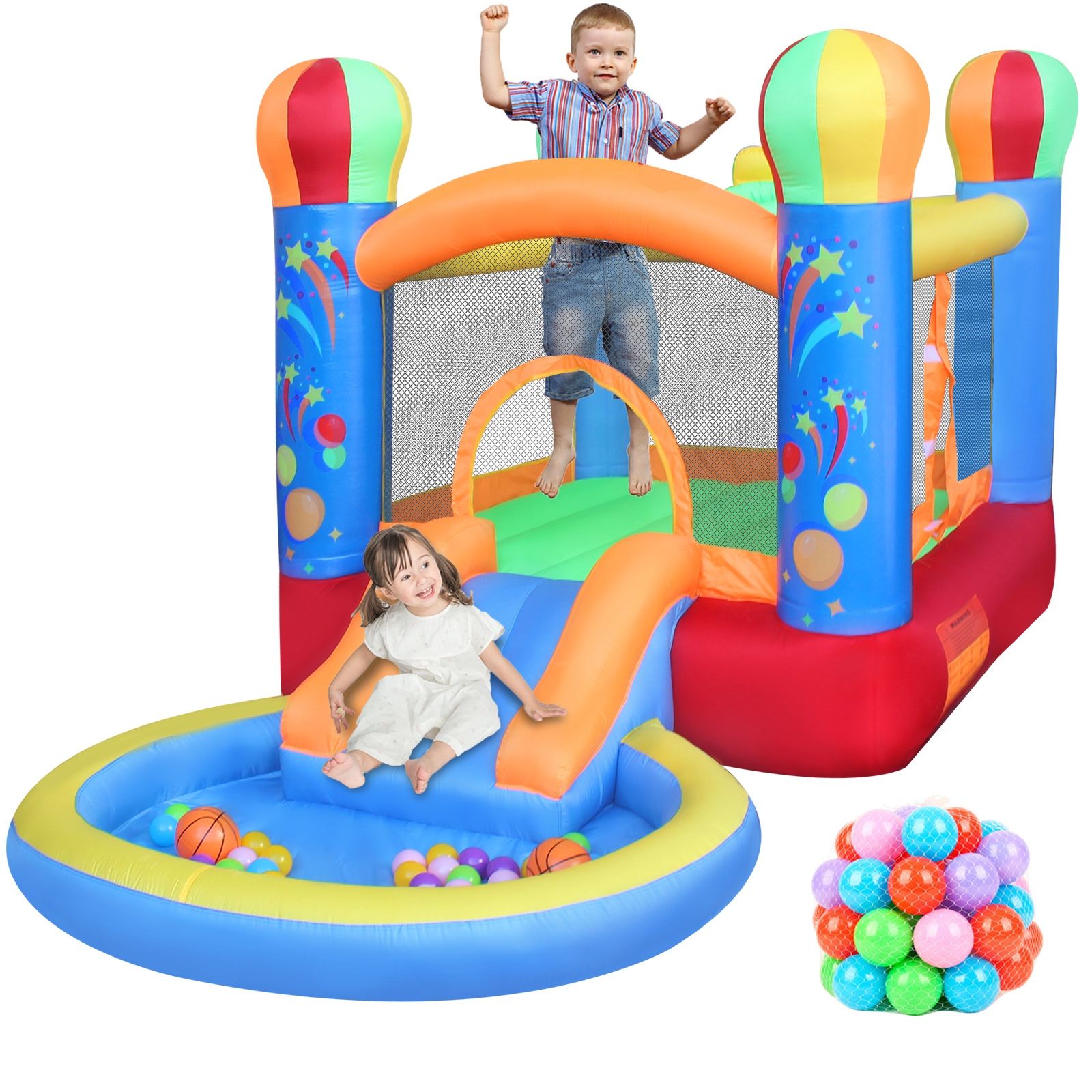Inflatable Bounce House Castle With Blower Qb320 n