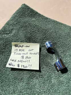 Snap-on 17 mm Flare nut socket