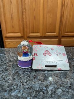 Disney Parks Frozen Anna  Sketchbook Ornament Glass Snowglobe.  Brand new with tags.  Smoke free home
