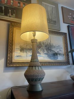Mid Century Tiki Lamp