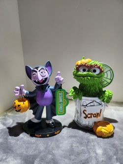 Sesame Street Halloween 3 Figurines