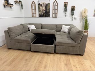 Tisdale Modular Sectional Couch - Free Delivedy