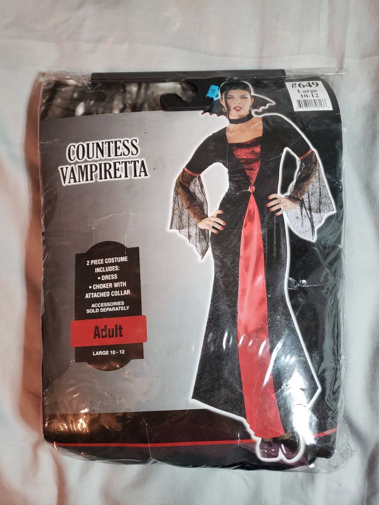 Countess Vampiretta Costume Adult 10-12