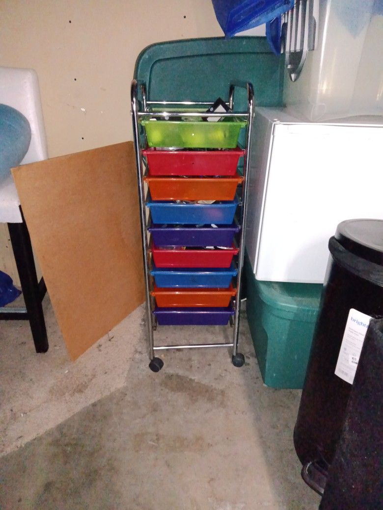 Colorful Plastic Drawers