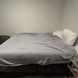 Queen Mattress Plus Sturdy Steel Frame