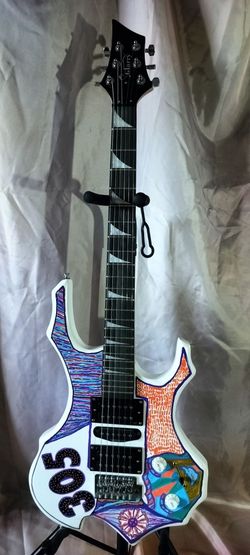Brand new electric guitar with new gig bag
