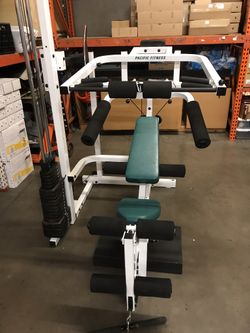 Pacific Fitness Multi-Station Home Gym – Heavy-Duty Weight Machine – $395 OBO