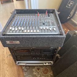 Mackie CFX12 MKII Mixer Full Audio Rack Setup