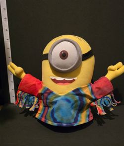 Minion Plush Toy in Tie-Dye Outfit