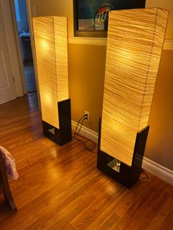 2 of 47” Floor Lamps