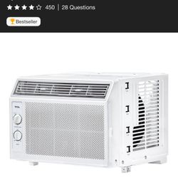 TCL 5000 BTU Window Air Conditioner 150sf.ft Reusable Filter Compact Design (H5W33M): 2 Speeds, 115V, 6ft Cord