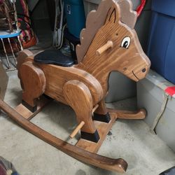 Adorable Solidly Constructed Rocking Horse