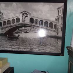 Old Large Not Sure If It's An Original Or Print I Believe It's aris Maybe Venice h