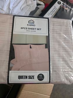 6-Piece Queen Sheet Set Deep Pocket