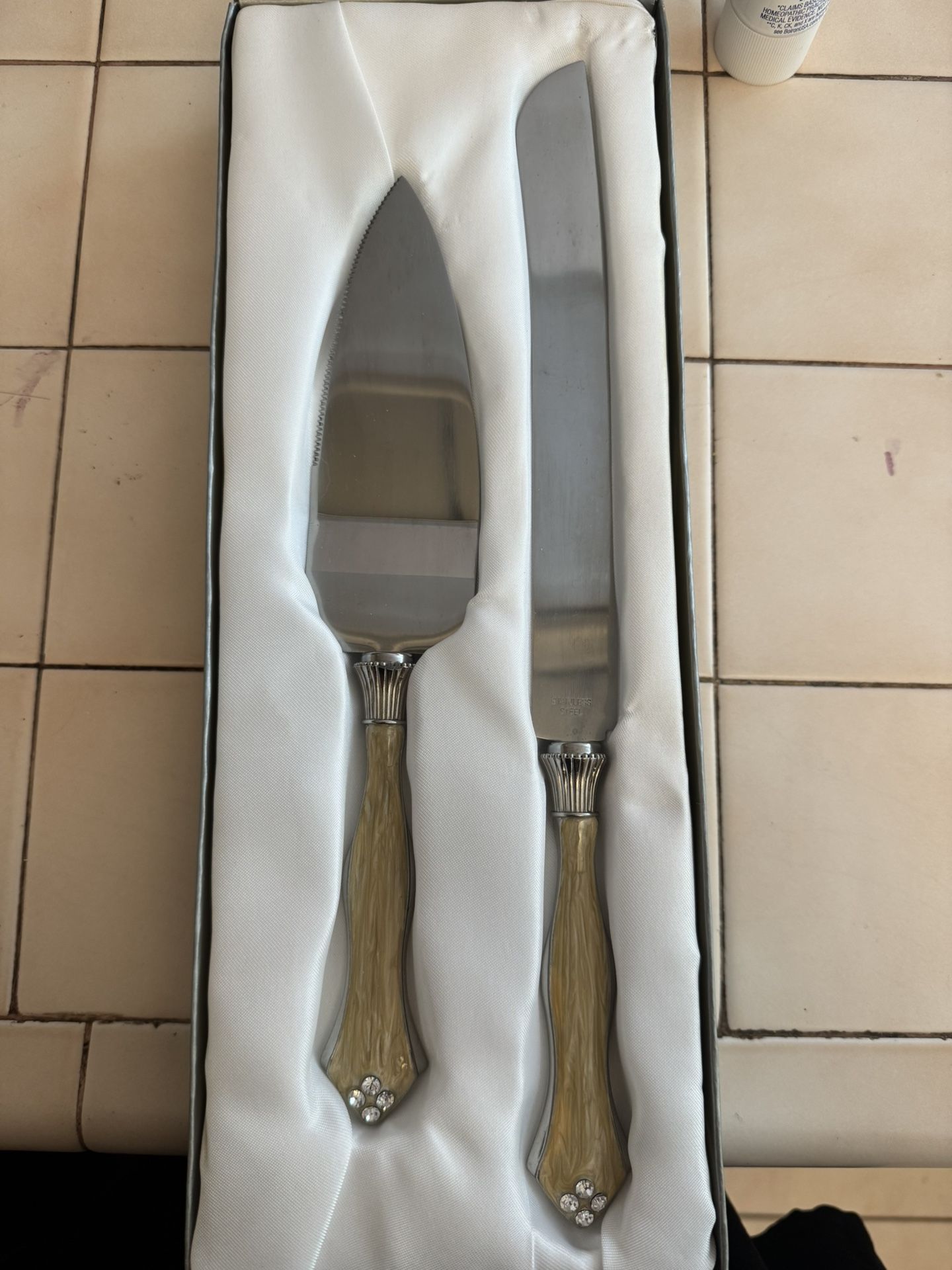 Wedding Cake Knife And Server Set