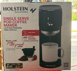 Holstein Single-Serve Pod Coffee Maker – NEW ☕