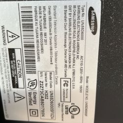 55” Samsung Smart Tv