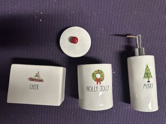 Christmas Bath 3 Set Of Rae Dunn