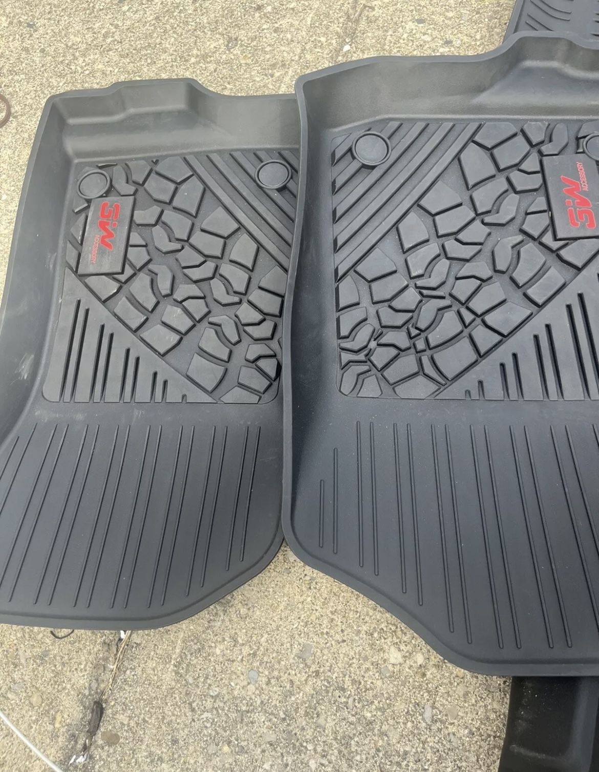 3W Floor Mats for Jeep Gladiator 2020 2021 2022 2023 All Weather TPE Floor Liner