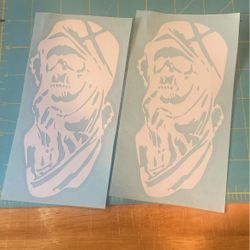 santa muerte car decal/ window decal