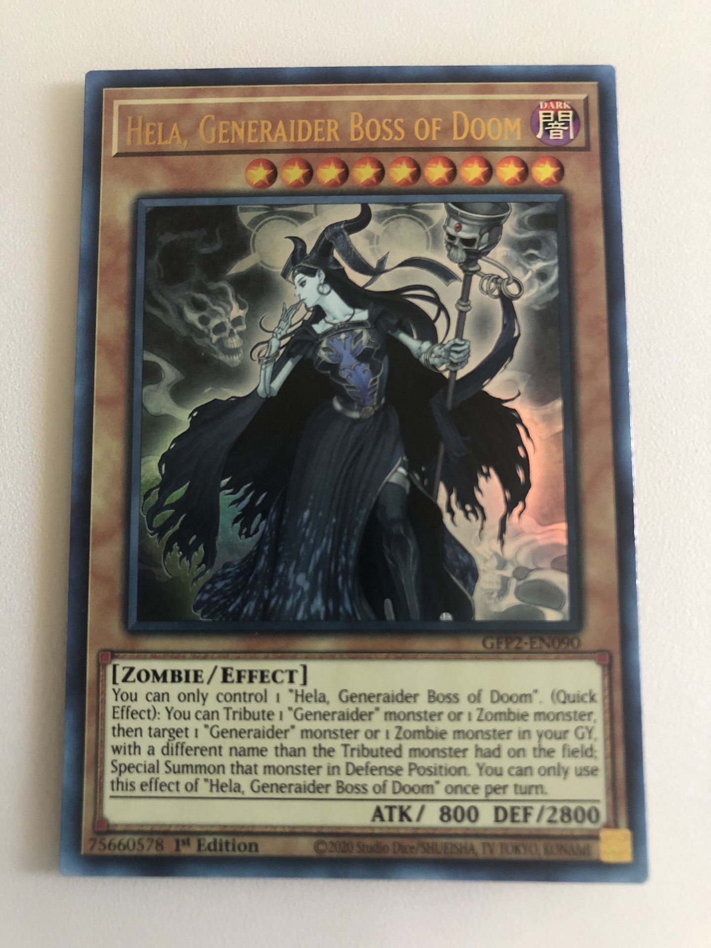 Yugioh Hela, Generaider Boss Of Doom