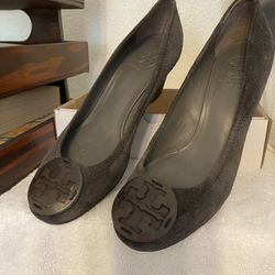 Tory Burch High Heel Dark Green Shoes , Size 8.5