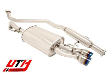 MEGAN 3" Dual Titanium Burnt Tip OE RS Catback Exhaust for Kia Forte Koup 10-13