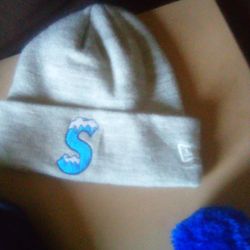 A Bathing Ape hoddie And Supreme Beanies