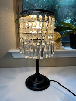 Lamp – Crystal Beaded Table Lamp