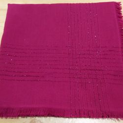 BURGUNDY SQUARE SCARF