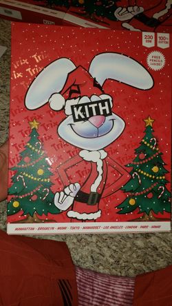 KITH X TRIX CEREAL BOX ARCHIVE TEE - SANDRIFT