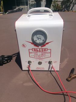 1950’s Blitz Battery Charger In Extraordinary Condition